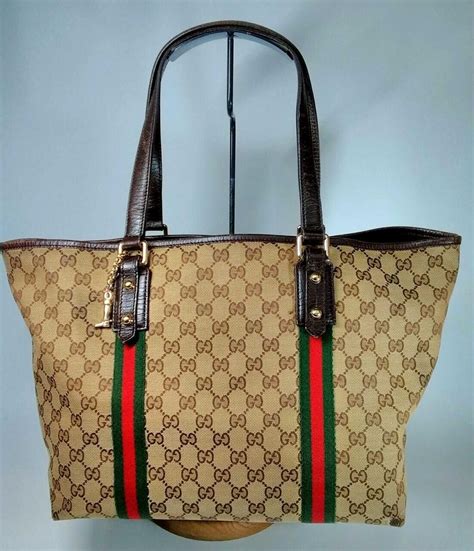 gucci canvas bag tote|gucci tote bag with zipper.